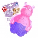 Фото - іграшки GiGwi (Гігві) Suppa Puppa БЕГЕМОТИК іграшка для собак з пищалкою рожевий, 9 см