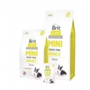Фото - сухой корм Brit Care Dog Grain Free Mini Adult Lamb беззерновой сухой корм для собак мини пород ЯГНЕНОК