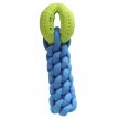 Фото - іграшки AnimAll GrizZzly іграшка для собак КРОСФІТ З М'ЯЧОМ, блакитний/зелений