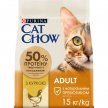 Фото - сухий корм Cat Chow (Кет Чау) Adult (ЕДАЛТ) Корм для дорослих кішок з куркою 15 кг