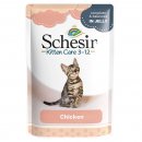 Фото - вологий корм (консерви) Schesir (Шезір) - консерви для кошенят Філе Курки