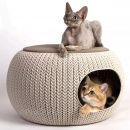 Фото - спальні місця, лежаки Curver Cozy pet house - Пластиковий лежак для тварин, коричневий