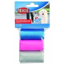 Фото - пакеты для фекалий и аксессуары Trixie Пакеты с ручками для уборки фекалий, разноцветные (22845)