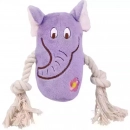 Фото - игрушки Trixie ANIMAL игрушка для собак, зверек с канатом