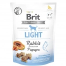 Фото - ласощі Brit Care Dog Snack Light Rabbit & Papaya ласощі для контролю ваги собак КРОЛИК та ПАПАЙЯ