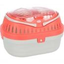 Фото - переноски Trixie Transport Box Pico переноска для грызунов, розовый/серый