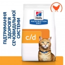 Фото - ветеринарні корми Hill's Prescription Diet C/D Multicare Urinary Care корм для кішок з куркою
