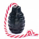 Фото - іграшки SodaPup (Сода Пап) Magnum Grenade Reward Toy іграшка для собак ГРАНАТА НА МОТУЗЦІ, чорний