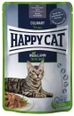 Фото - влажный корм (консервы) Happy Cat (Хэппи Кет) MEAT IN SAUCE CULINARY FARM LAMB влажный корм для кошек кусочки в соусе ЯГНЕНОК