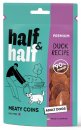 Фото - лакомства Half&Half Meaty Coins Adult Duck лакомство для собак мясные монетки, УТКА
