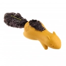 Фото - іграшки GiGwi (Гігві) Push to Mute БІЛКА іграшка для собак з пищалкою, що вимикається,  жовтий, 30 см