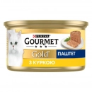 Фото - вологий корм (консерви) Gourmet Gold (Гурме Голд) - мус з курки (паштет)