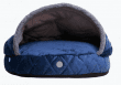 Фото - лежаки, матраси, килимки та будиночки Harley & Cho COVER PLUSH ROYAL BLUE лежак з капюшоном для собак, синій