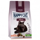 Фото - сухой корм Happy Cat STERILISED ATLANTIK-LACHS корм для стерилизованных кошек и кастрированных котов ЛОСОСЬ