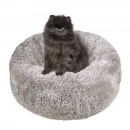 Фото - лежаки, матраси, килимки та будиночки Red Point DONUT лежак зі знімною подушкою для собак і кішок ПОНЧИК, сірий