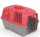 Pratiko (Пратико) Pet Carrier переноска для животных, ДВЕРЬ МЕТАЛЛ, красный