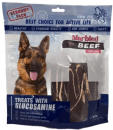Фото - ласощі Gigi (Гігі) Marbled Beef Slices with Glucozamin ласощі з глюкозаміном для собак, слайси МАРМУРОВА ЯЛОВИЧИНА