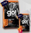 Фото - сухой корм GO! Solutions Skin & Coat Care With Grains Salmon Recipe сухой корм для собак и щенков для здоровой кожи и шерсти ЛОСОСЬ