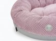 Фото - лежаки, матраси, килимки та будиночки Harley & Cho BAGEL PINK лежак для собак та кішок овальний, вельвет, рожевий
