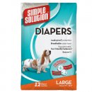 Фото - підгузки та трусики Simple Solution Disposable Diapers - Гігієнічні підгузки для собак (12 шт.)