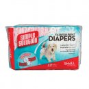 Фото - підгузки та трусики Simple Solution Fashion Print Diapers - Гігієнічні підгузки для собак з візерунком (12 шт.)