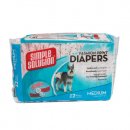 Фото - підгузки та трусики Simple Solution Fashion Print Diapers - Гігієнічні підгузки для собак з візерунком (12 шт.)