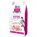 Фото - сухий корм Brit Care Cat Grain Free Kitten Chicken & Turkey беззерновий сухий корм для кошенят, вагітних або кішок, що годують КУРКА та ІНДИЧКА