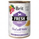Фото - вологий корм (консерви) Brit Fresh Dog Turkey & Pea консерви для собак ТЕЛЯТИНА та ПШОНО
