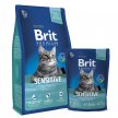 Фото - сухий корм Brit Premium Cat Sensitive Lamb & Rice сухий корм для кішок з чутливим травленням ЯГНЯ та РИС