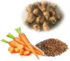 Фото - ласощі Gimdog Superfood мясные шарики для собак Курица с морковью и семенами льна, 70 г