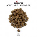 Фото - сухий корм Chicopee CNL ADULT LIGHT LAMB & RICE сухий полегшений корм для собак усіх порід Ягня та рис