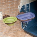 Фото - миски, напувалки, фонтани DEXAS Collapsible Kennel Bowl-Small - Миска складна з кріпленням для клітки для собак і кішок МАЛЕНЬКА