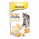Фото - лакомства Gimcat KASE ROLLIES (СЫРНЫЕ РОЛИКИ) витаминное лакомство для кошек