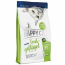 Фото - сухий корм Happy Cat (Хепі Кет) SENSITIVE LAND-GEFLUGEL (СЕНСИТИВ ДОМАШНИЙ ПТИЦЯ) корм для кішок з чутливим травленням