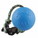 Фото - игрушки Jolly Pets ROMP-N-ROLL игрушка для собак, мяч с канатом МАЛЫЙ