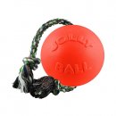 Фото - іграшки Jolly Pets ROMP-N-ROLL іграшка для собак, м'яч з канатом ВЕЛИКИЙ