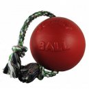 Фото - игрушки Jolly Pets ROMP-N-ROLL игрушка для собак, мяч с канатом МАЛЫЙ