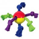 PETSTAGES Hearty Chew - Мячик с канатами - игрушка для собак, диаметр 8 см