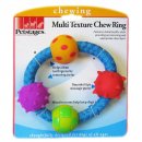 PETSTAGES Multi Texture Chew Ring - Канат-кольцо с мячиками - игрушка для собак, диаметр 11 см 
