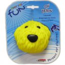Petstages (Петстейджес) Ol Yellow - Желтая собака - Виниловая игрушка для собак, диаметр 8 см 