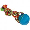 Фото - игрушки PETSTAGES Orka Dental Puck - Орка Шайба с канатом - игрушка для собак