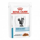 Фото - ветеринарные корма Royal Canin SKIN & COAT лечебные консервы для кошек для поддержания здоровья кожи и шерсти