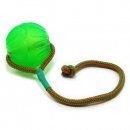 Фото - іграшки StarMark Swing & Fling Chew Ball іграшка для собак, м'яч гелевий на мотузці