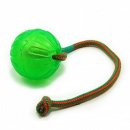 Фото - іграшки StarMark Swing & Fling Chew Ball іграшка для собак, м'яч гелевий на мотузці