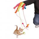 Фото - игрушки Trixie (Трикси) Перчатка с 4 мышами, игрушка для кошек (45631)