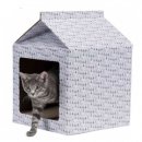 Фото - дряпалки, з будиночками Trixie БУДИНОК картонний будиночок - дряпалка для котів та кошенят (48010)