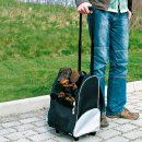 Фото - переноски, сумки, рюкзаки Trixie (Трикси) TROLLEY тележка-рюкзак для кошек и собак, черный/серый (2880)