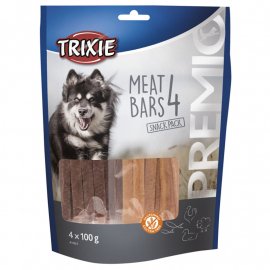Trixie 4 MEAT BARS лакомство для собак (курица/утка/ягнёнок/лосось), 400 г (31853)