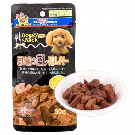 DoggyMan (ДоггіМен) Steamed Chicken Liver Bits ласощі для собак КУРЯЧА ПЕЧІНКА НА ПАРУ
