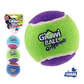 GiGwi (Гигви) Ball ТРИ МЯЧА игрушка для собак с пищалкой